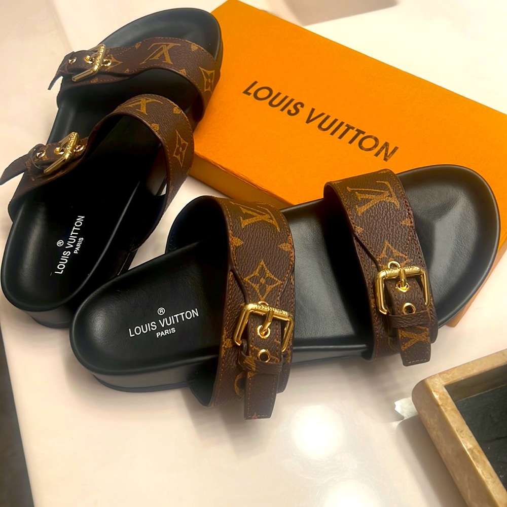 NWOT Louis Vuitton sandals! Never worn